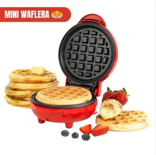 Mini Wafflera Electrica Antiadherente